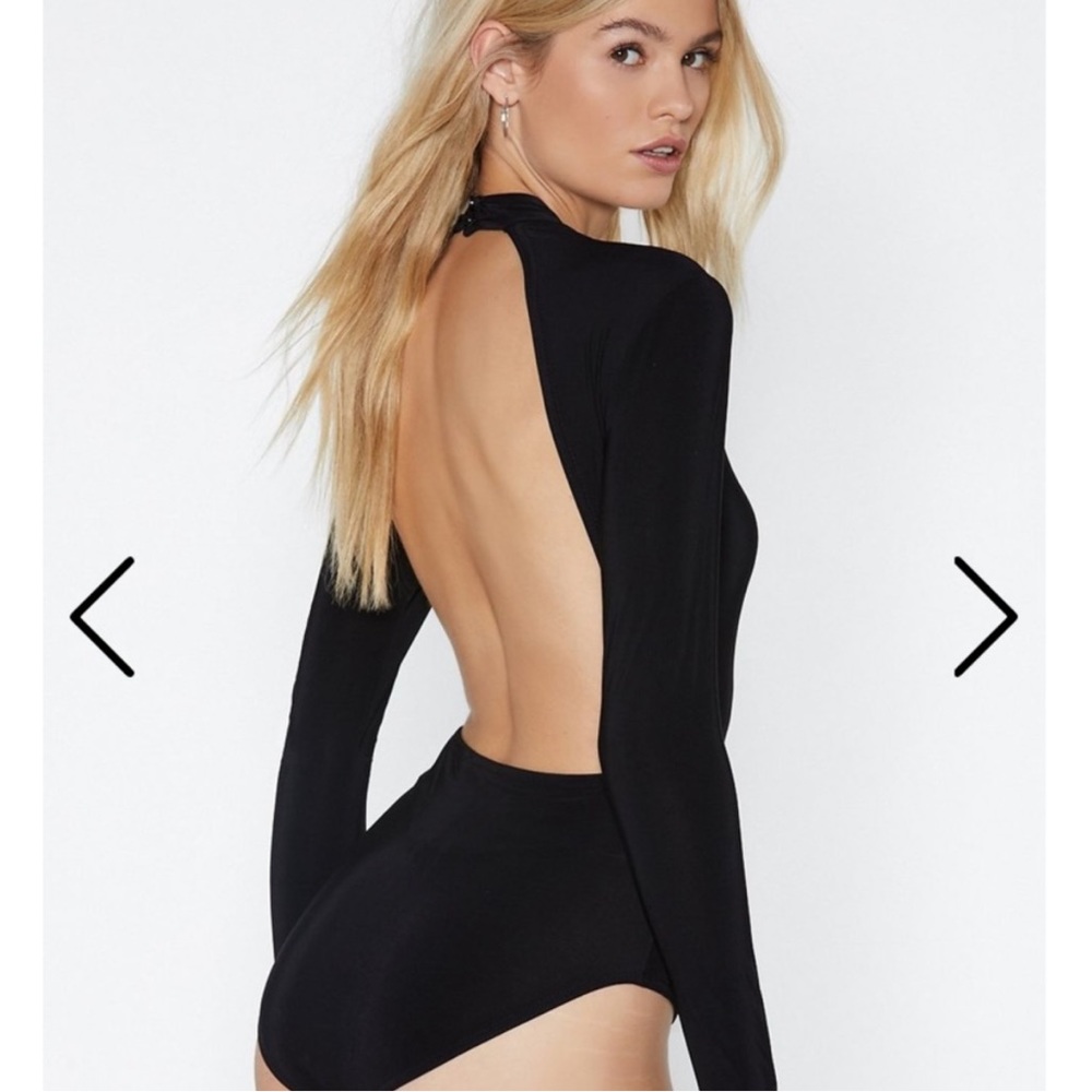 Nasty Gal Open Back Bodysuit